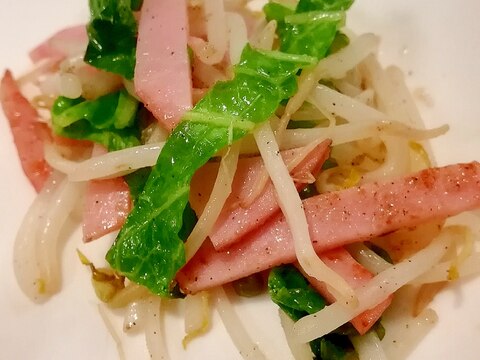 白菜 もやし ハムのコンソメ炒め レシピ 作り方 By Mywayuayu 楽天レシピ 白菜 もやし ハムのコンソメ炒め レシピ 作り方 By Mywayuayu 楽天レシピ